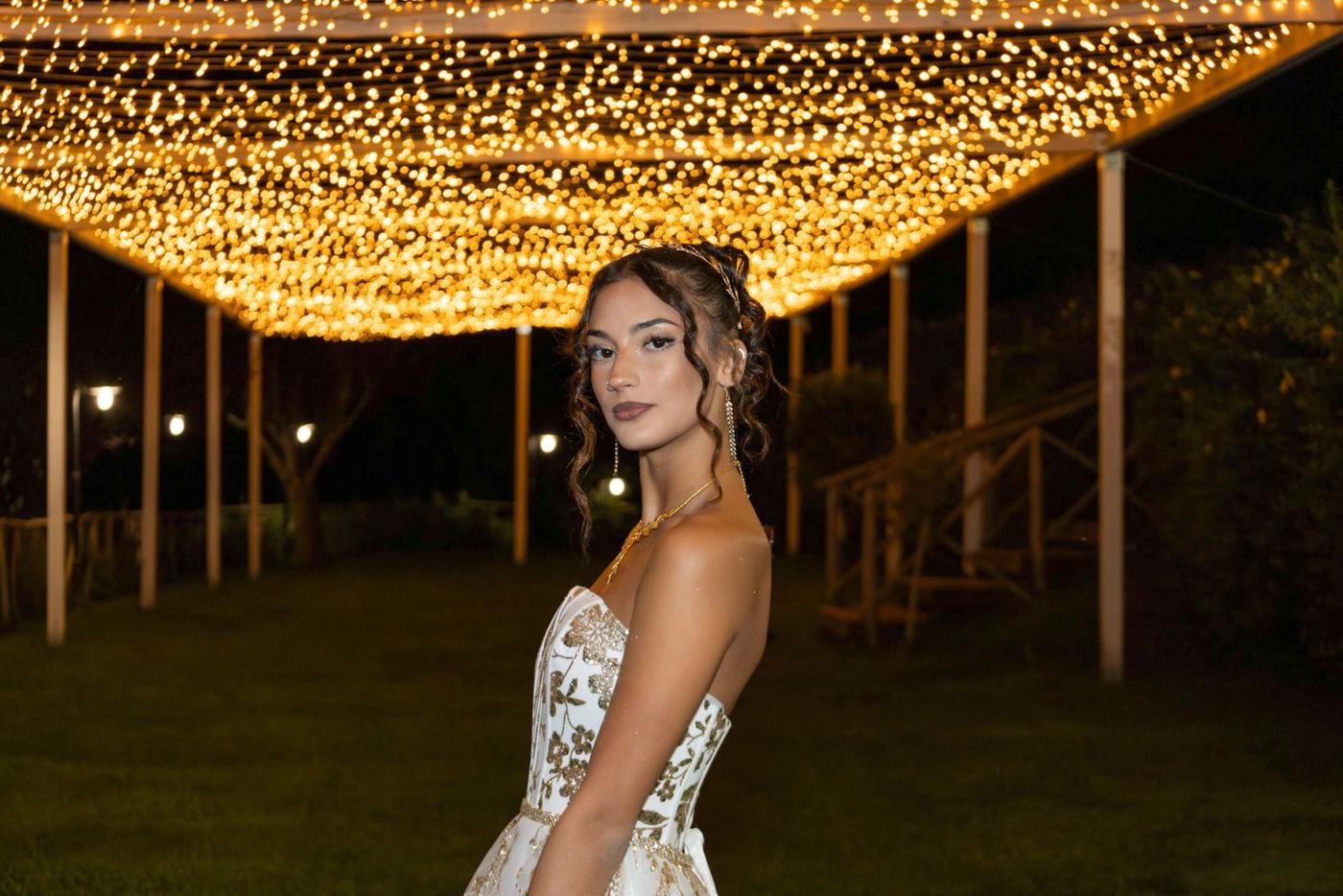 Ritratto sotto un cielo di luci